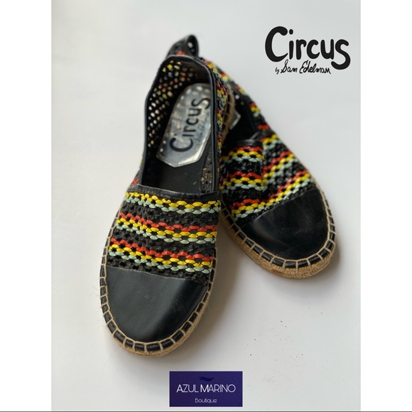 Circus by Sam Edelman — Lena Multi-color black weave flats •Zapatos/alpargatas• - Picture 7 of 12